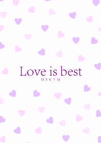Love is best PURPLE PINK -MEKYM- 23