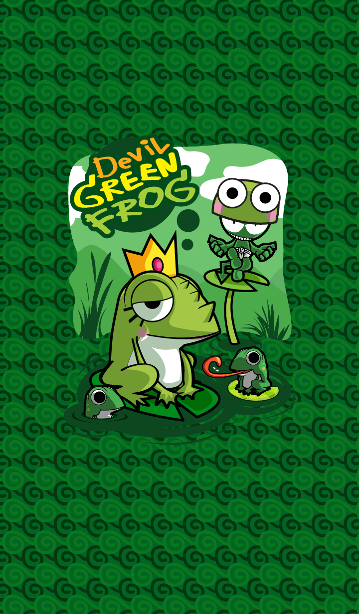 DADA Devil Green Frog