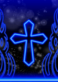 Cross neon blue4