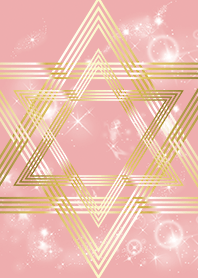 Beige Pink : Lucky Hexagram
