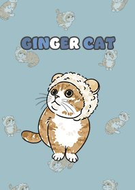 gingercat10 / water blue .jp
