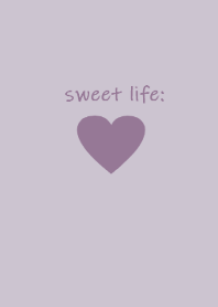 sweet life heart :)kusumi purple
