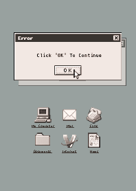 Old Computer (Brown+)  - Green 01