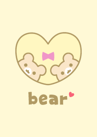 Bear Ribbon [Yellow]