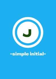 simple initial-J- THEME 33