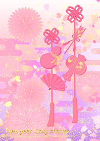 New year lucky charms -pink-