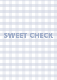 SWEET CHECK / whiteblue