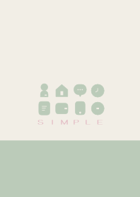 SIMPLE(beige green)V.837b