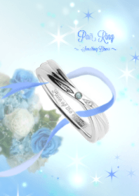 pair ring ~something blue~ girl ring