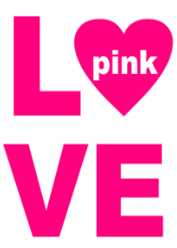 LOVE pink(simple heart)