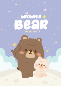 Brownie Bear Fat Cute Violet