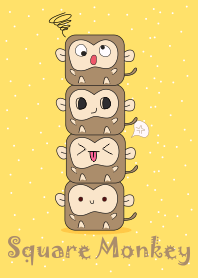 Monkey Square Cute