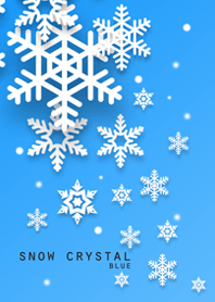雪の結晶「ブルー」