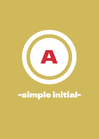 simple initial-A- THEME 14