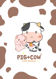 Pig&Cow Love Cow Sweet