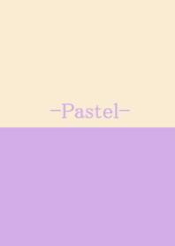 Pastel purple&beige