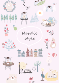 Stylish nordic style pinkpurple11_2