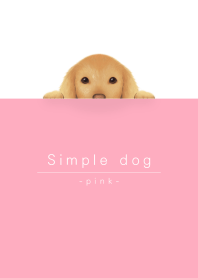 simple dog/pink