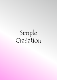 Simple Gradation -PINK+SILVER-