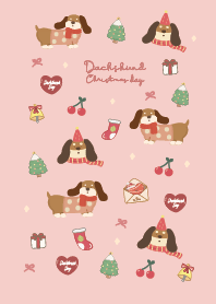 Dachshund Cute : Minimal Pink Lover