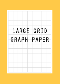 LARGE BLACK GRID GRAPH PAPER/ORANGE