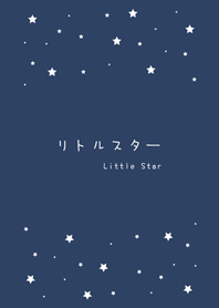 一些小星星 極簡風格(午夜藍)