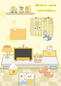 rabbit shoe stationery3