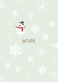 Snowman and white flowers16 from Japan