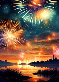 Beautiful Fireworks Theme#793