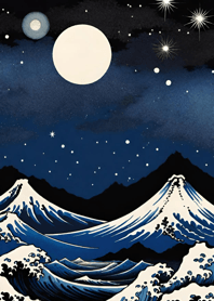 Ukiyo-e Cahaya Bulan b7aBm