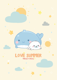วาฬ & แมวน้ำอุ๋งๆ ฤดูร้อน คิ้วตี้