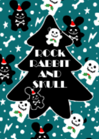 Rock rabbit and skull / tree
