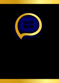 Deep Blue Gold Black Theme