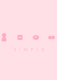 シンプル（ピンク）Ver.2