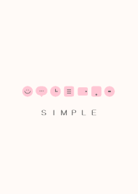 シンプル（beige pink)V.537