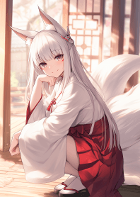 Cute little fox girl 1