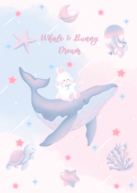 Whale & bunny dream