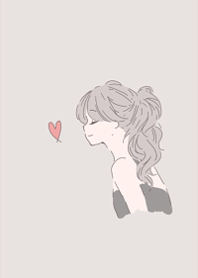 ナチュラル・ガール・ポニーテール