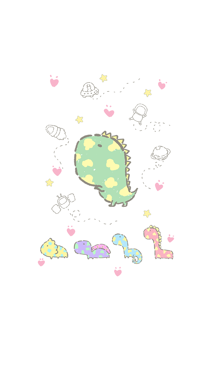 little dinosaur in space