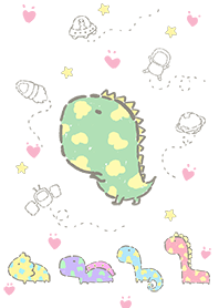 little dinosaur in space