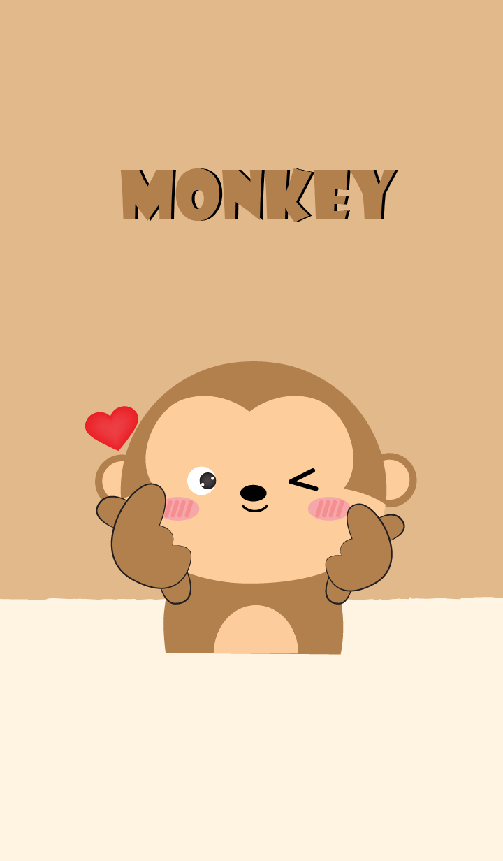 Love Love Cute Monkey Theme