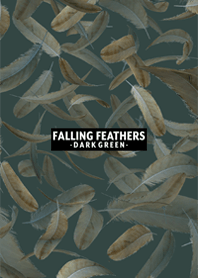 FALLING FEATHERS -DARKGREEN-