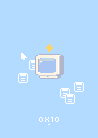 retro mood. -blue ver