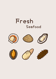 Interesting seafood(beige)