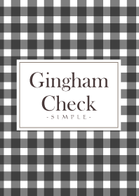 Gingham Check-Black 5
