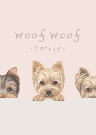 Woof Woof - Yorkie - PASTEL PINK