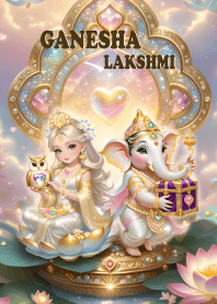 พระพิฆเนศ พระแม่ลักษมี:มั่งมีเงินทอง