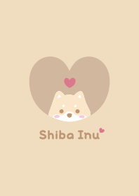 Shiba Inu2 Heart [yellow]