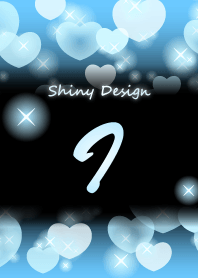 I-Initial-Light blue Heart