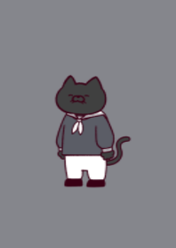 Sailor black cat.(dusty colors10.)